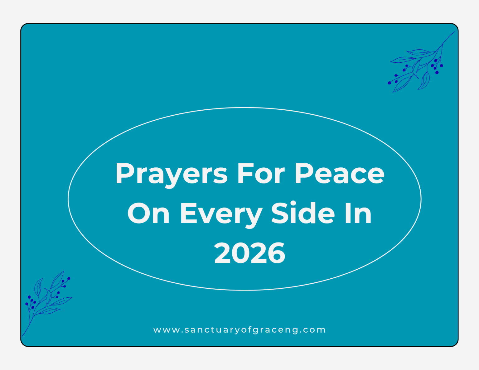 Prayers for peace on every side in 2026 - Sanctuary of grace, Ikeja